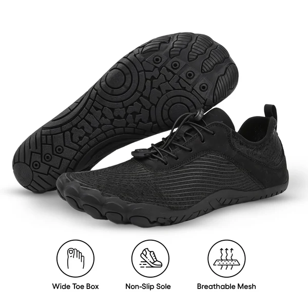 Druvera™ – Unisex Barefoot Shoes Plain Black