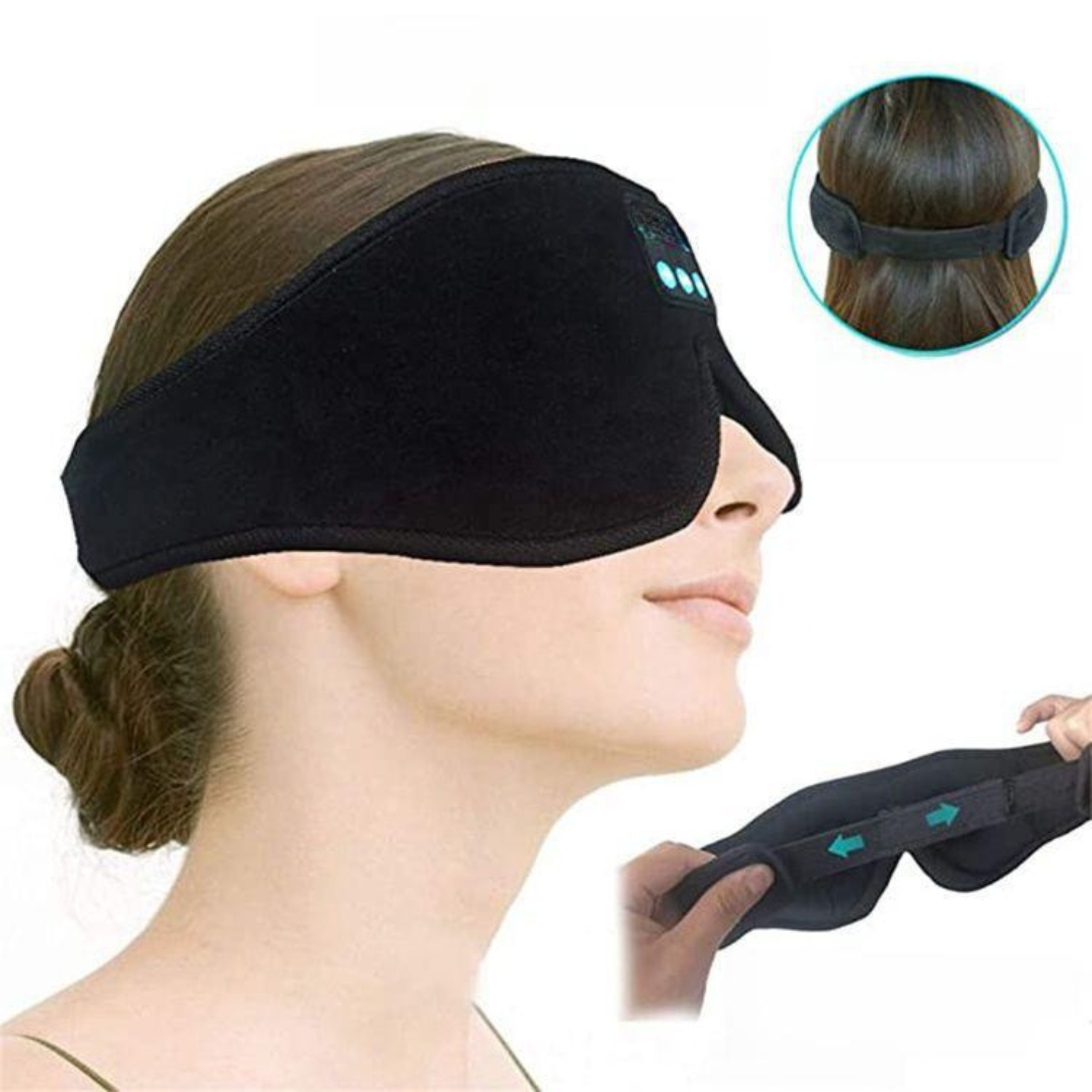 manifesting mask with headphones