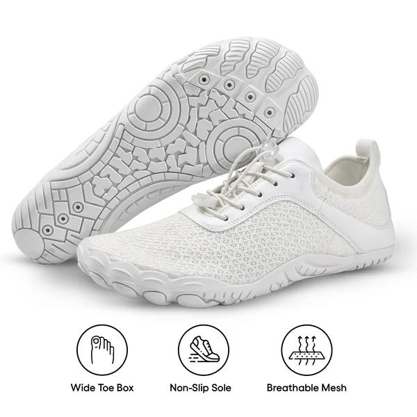 Druvera™ – Unisex Barefoot Shoes Plain White