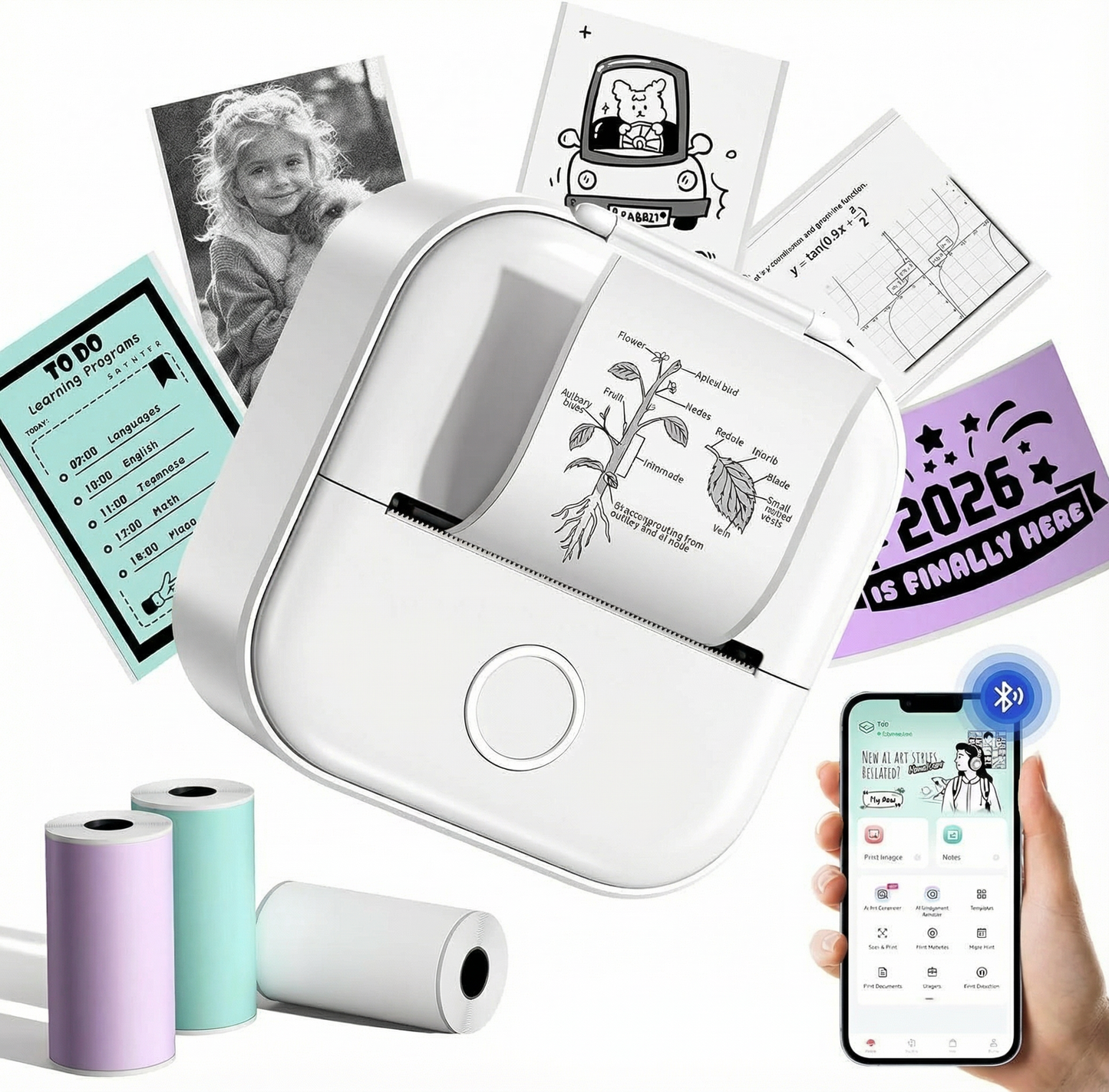 QuickPrint™ - Portable Mini Printer